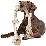 Fida Hundespielzeug aus Seil für aggressive Kauer, interaktives, robustes Hundespielzeug für...