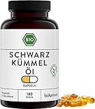 Schwarzkümmelöl Kapseln BIO 180 Stück vegane Kapseln I ägyptisch - naturbelassen - kaltgepresst...