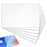 Schutzhüllen für Karten, Schutzhüllen für Visitenkarten, 10 x PVC-Schutzhüllen, klare und...
