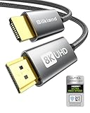 Silkland 8K HDMI 2.1 Kabel 1m, Zertifiziertes HDMI®eARC Kabel für Soundbar 48Gbps, PS5 HDMI Kabel...