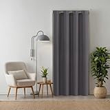 tinycurtains, Türvorhang mit Teleskopstange, einfache Montage in nur 1 Minute ohne Bohren...