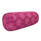 Bodhi Yoga Bolster Ø 23 cm | Maharaja Collection | Abnehmbarer & Waschbarer Bezug aus 100%...