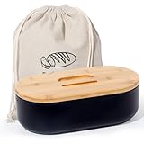 SYLANDO Brotkasten mit Großer Kapazität, Hochwertige Metall Brotbox, Die Aufbewahrung für noch...