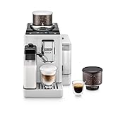 De'Longhi Rivelia EXAM440.55.W Kaffeevollautomat mit LatteCrema Milchsystem, Wechselbarer...