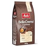 Melitta BellaCrema Espresso Ganze Kaffee-Bohnen 1kg, ungemahlen, Kaffeebohnen für...