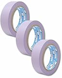gws 3 Rollen Washi-Abdeckband LILA PREMIUM – Für Raufaser & sensible Oberflächen 50 m : 30 mm