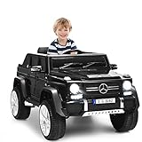 COSTWAY 12V Mercedes-Benz Maybach Kinderauto mit 2,4G-Fernbedienung, Elektroauto mit MP3, Musik,...