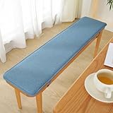 Sitzkissen für Gartenbank, rutschfest, rechteckig, für Essbänke, Erkerfenster, Schaukel,...