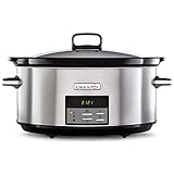 Crock-Pot Digital-Schongarer Slow Cooker | einstellbare Garzeit | 7,5 Liter (10+ Personen) |...