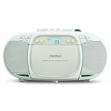 MEDION E66476 Stereo Sound System (Boombox, CD-Player, MP3, Kassette, tragbarer Kassettenspieler...