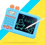 ZNZ Mathe-Rechner für Kinder, Elektronisches Math Rechentrainer Spielzeug mit Skizzenblock,...