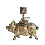 INUUXLG Vergoldeter Kerzenhalter aus Metall, Tier-Kandelaber, Kerzenständer für Hochzeit, Urlaub,...