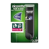 NICORETTE Spray mit fruit & mint Geschmack – Rauchen aufhören mit Nikotinspray – 1 Spray...