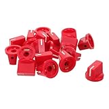 WHAMVOX 20 Stück Audio-Knopfkappe Lautstärkeregler poti knöpfe drehknopf Potentiometerknöpfe...