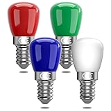 Bonlux E14 Farbige LED Glühbirne, 3W E14 Rot Grün Blau Glühbirne, für AC220-240v geeignet,...