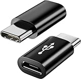 DragonTrading Micro USB auf USB C Adapter, USB Typ C Stecker auf Micro USB Buchse Adapter USB C...