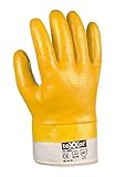 teXXor Handschuhe Nitril-Handschuhe STULPE gelb 10