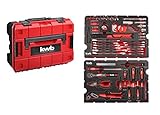 kwb Werkzeugkoffer / Werkzeug-Set, 80-teilig, Einhell E-Case-kompatibel, robust und hochwertig,...