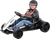 Actionbikes Motors Kinder Elektroauto Drift-Kart SX1968 GoKart | Bis 13 Km/h - 2 x 350 Watt Motor -...