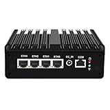 PcZinophyte N150 Mini-PC-Firewall-Router (4 Kerne, 4 Threads) 4 LAN i226-V 2,5G NVMe Lüfterloser...