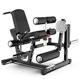 Beinstrecker- und Curl-Maschine – verstellbare Krafttrainingsbank für Zuhause mit Rückenlehne...