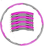 Haoyaru 8 Abschnitte Übung Hula Hoop Yoga Home Fitness Smart Hula Hoop Kein Durchhängen...