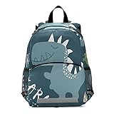 ISAOA Kleinkind-Rucksack mit Zügeln für Jungen, niedlicher Dinosaurier, brüllendes Tier,...