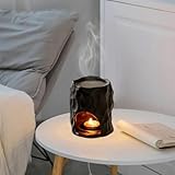 Gwezmxs Aromatische Keramiklampen, Scentsy Duftlampen für Ätherische Öle Kerzen, Schwarz...