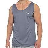 CFLEX Herren Sport Shirt Fitness Tanktop Sportswear Collection - Grau XL