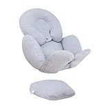 JYOKO Kids Sitzverkleinerer Antiallergikum Universal Baby 100% Baumwolle (Grey Stone, Enthält...