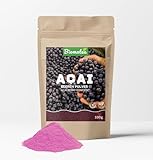 Biomatea Acai Beeren Pulver – 100% rein – Ohne Zusätze, Vegan, Glutenfrei – Ideal für...