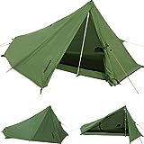 1 Personen Zelt für Camping – Ultraleicht Trekkingstock Zelt, Wasserdicht Outdoor 1 Mann Zelt,...