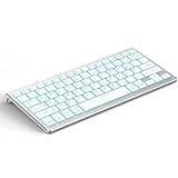 CACOE Deutsche Bluetooth Tastatur kompatibel mit IOS, Android Tablet, Windows, Samsung Tablet,...