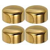 NUOBESTY 4 Stück Treppengeländer Endkappen aus Edelstahl 50mm Handlaufverschluss Treppen...