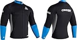 CRESSI Guardian Man Neoprene Jacket Black/Blue 2mm, L/4 - Jacke aus Neopren 2mm, zum Schwimmen,...