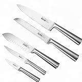 BFYLIN Messer-Set, 5-Teilig, Küchenmesser-Set, Kochmesser-Set, Chef-Messer, Scharfe...