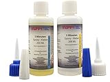 marfitec © 5-Minuten-Epoxy 200ml (Epoxidharz 100ml, Epoxidhärter 100ml) 2 Komponenten Kleber auf...