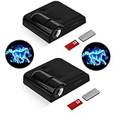 SSyang 2 Stück Auto Türlicht Logo Projektor Licht, Universelles Drahtloses...