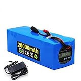 BIGMALL 36V 20Ah E-Bike Lithium-ionen Akku Lithium Akku Geeignet Für Elektrofahrradmotoren Mit...