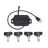 TPMS Reifendruckmodul, interner Sensoren-Adapter, Android 10, Display & Soundalarm,...