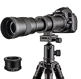 JINTU 420–800 mm F8.3 Teleobjektiv, manueller Fokus, SLR-Kameraobjektiv, kompatibel mit...