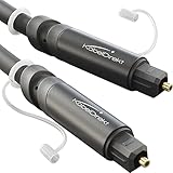 KabelDirekt – TOSLINK-Kabel, optisches Audiokabel – 4 m – Glasfaserkabel für Soundbar mit...