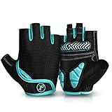 MOREOK Fahrradhandschuhe für Herren Damen Sommer Radsporthandschuhe Halbfinger 5MM SBR Gel...