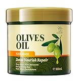 Olive Oil Fortifying Crème für Haare, Care Keratin Protect Haarmaske, Hair Mask, Tiefenreparatur...