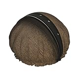 Duschhaube mit japanischem Samurai-Schwert-Druck, wiederverwendbar, doppellagig, stilvoll, weich,...