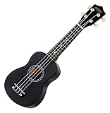 Classic Cantabile US-50 BK Sopranukulele - Ukulele mit 12 Bünden - leichtgängige Gitarrenmechanik...