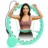 JLoibao Smart Hula Hoop Reifen Erwachsene Zum Abnehmen, 24-Stufiger Infinity Hula-Hoop (77-132cm)...