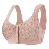 Bh Mit Vorderverschluss Gepolstert Bralette Comfit Damen Soft Spitzen Bh Ohne Bügel Still Bh...