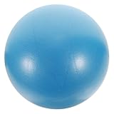 GALPADA Kleiner Gymnastikball PVC Fitnessball rutschfest Tragbar für Heimtraining Yoga Blau