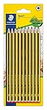 STAEDTLER Bleistift Noris 120, Made from Upcycled Wood, Härtegrad HB, Rutschfeste Soft-Oberfläche,...